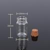Transparent Glass Sealed Decoration Vial Cork Stopper Lid Storage Subpackage Bottle Multi Purpose Small Capacity Reagent Bottles