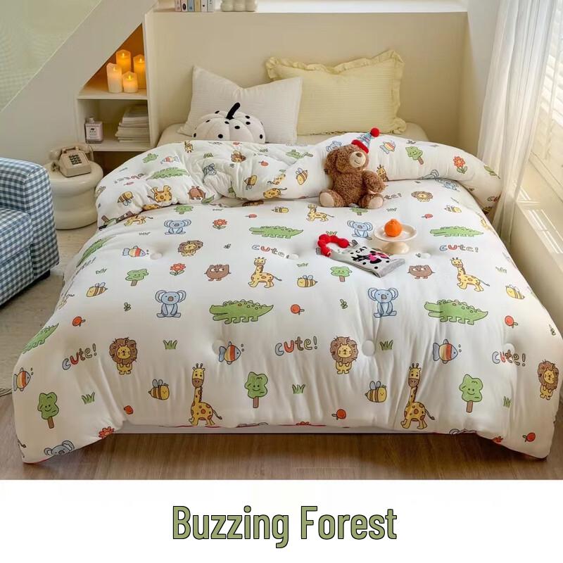 

OLOEY Knitted Cotton Spring/Autumn Quilt