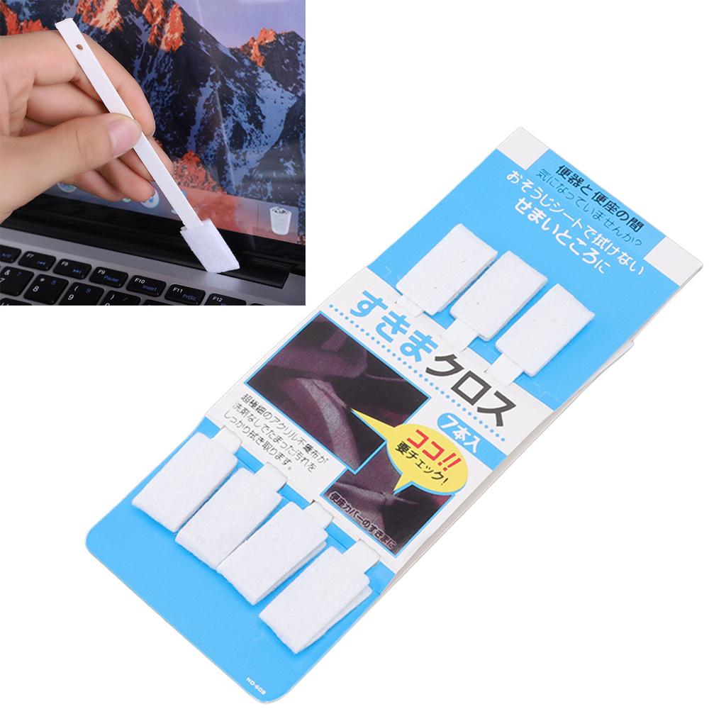 5 Pack Disposable Toilet Bowl Brushes Multipurpose Efficient Crevice Hole Brush for Toilet Corner