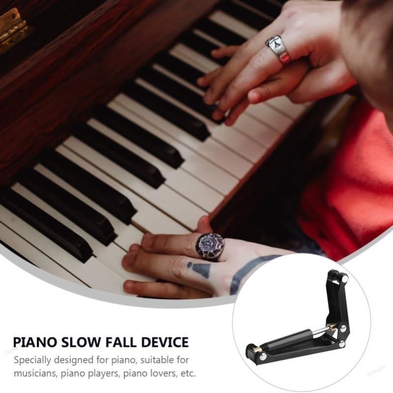 Piano Hydraulic Fallboard Decelerator Vertical External Slow Closing Accessory Soft Fall Avoid Pinching Hands an Finger Injuries