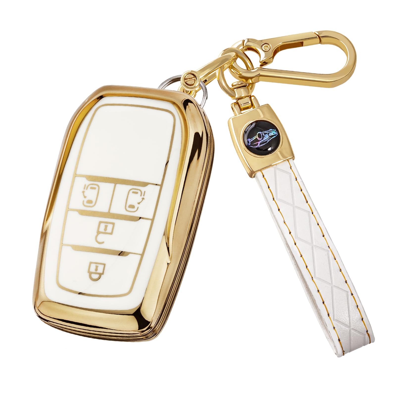 

[Unhoke] Чехол для ключей Sienta, 10-я серия, Новая модель, Чехол для ключей Voxy, Noah 90-й серии, белый