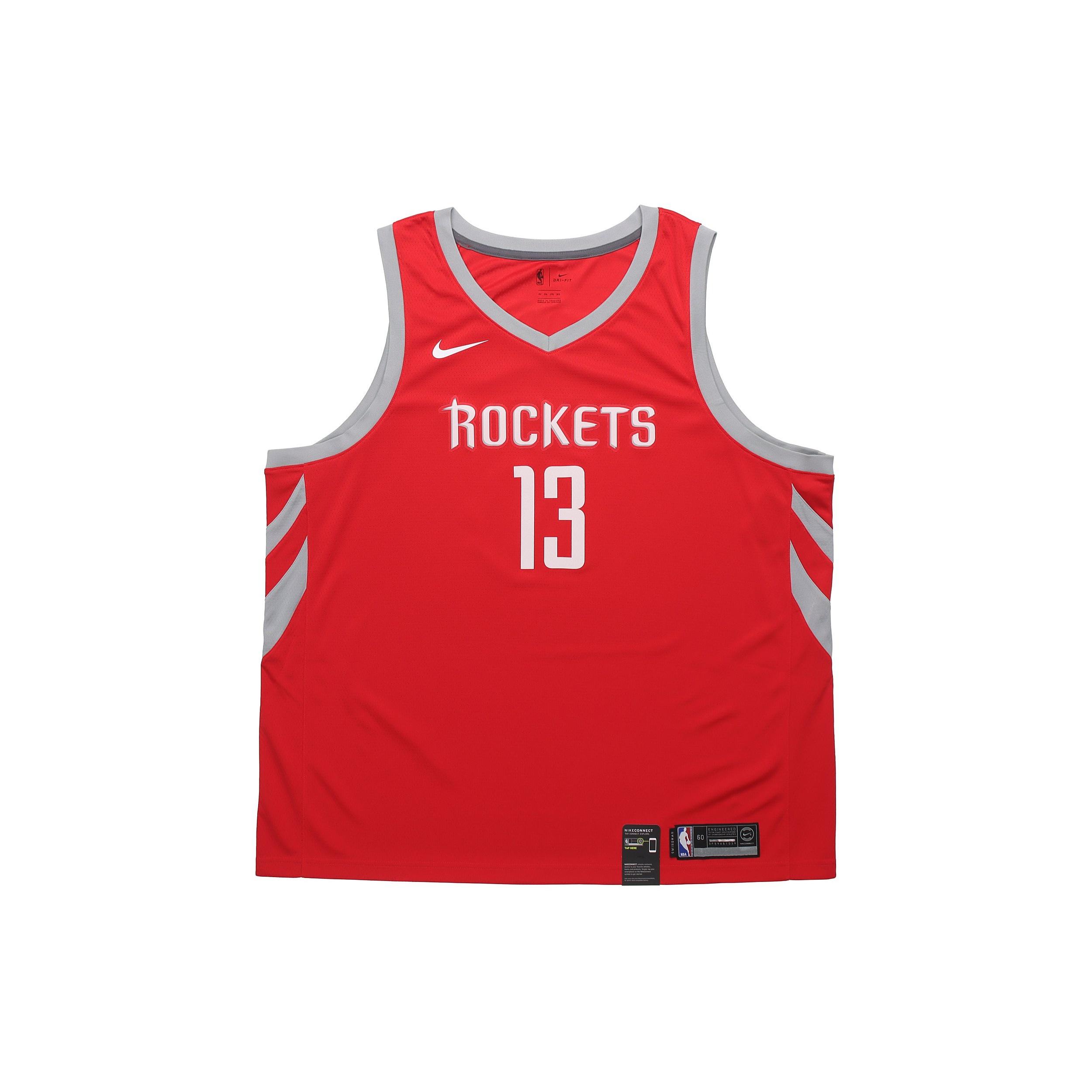 Nike NBA SW Fan Edition Rockets No. 13 Sports Basketball Jersey Large Red Men s 864477-657 S