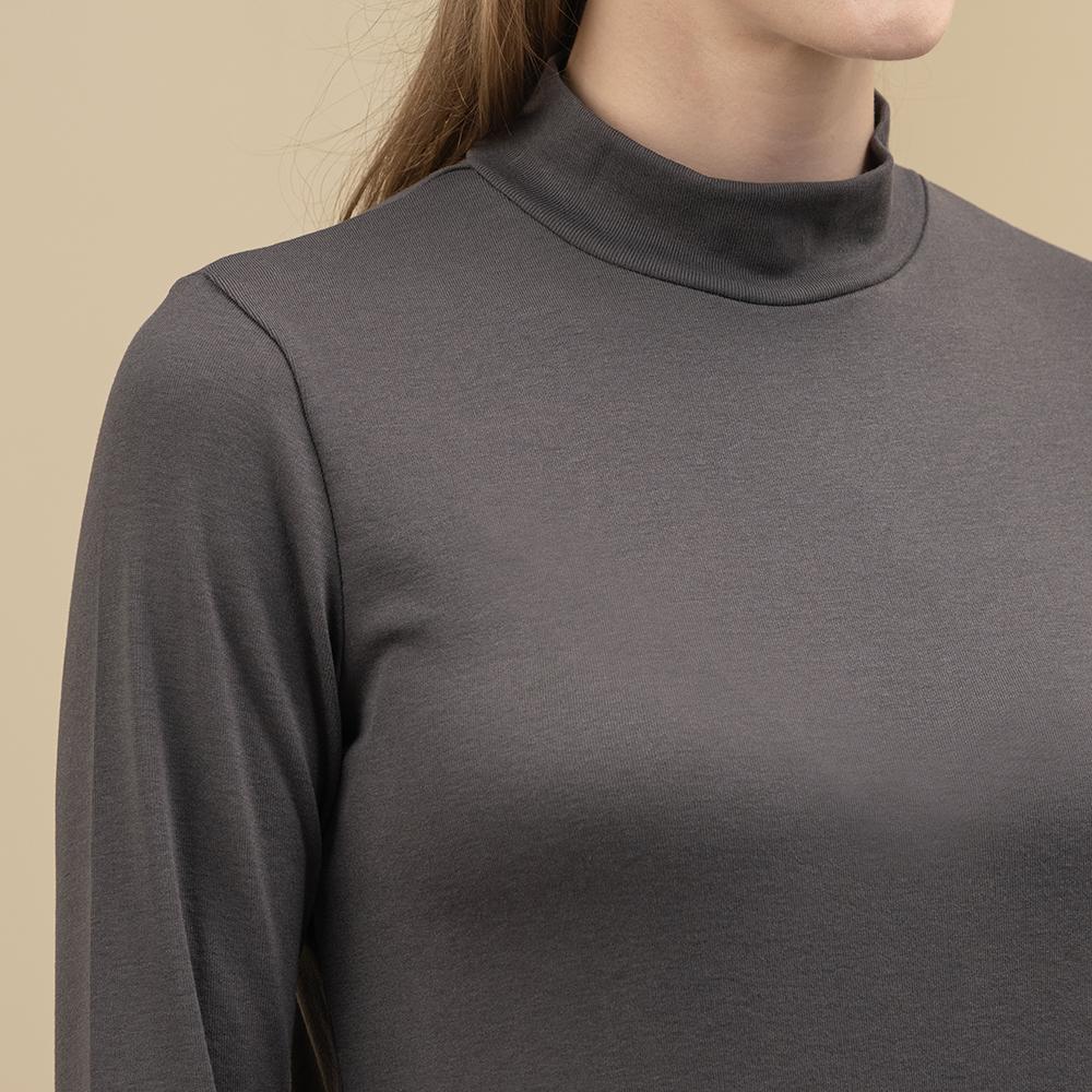 DURAN Soft Slim Fit Mock Neck T-Shirt Dtf5W-4171 3 Colors