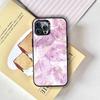 Marble Pattern Phone Case For iPhone 17,16,15,14,13,12,11 Plus,Pro Max,XS,Colored Silver Plated Inside Cover