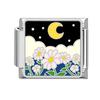 Summer Colorful Flowers Sweet Daisy Rose Tulip Italian Charm Links Fit 9mm Bracelet Stainless Steel Women DIY Making Gifts