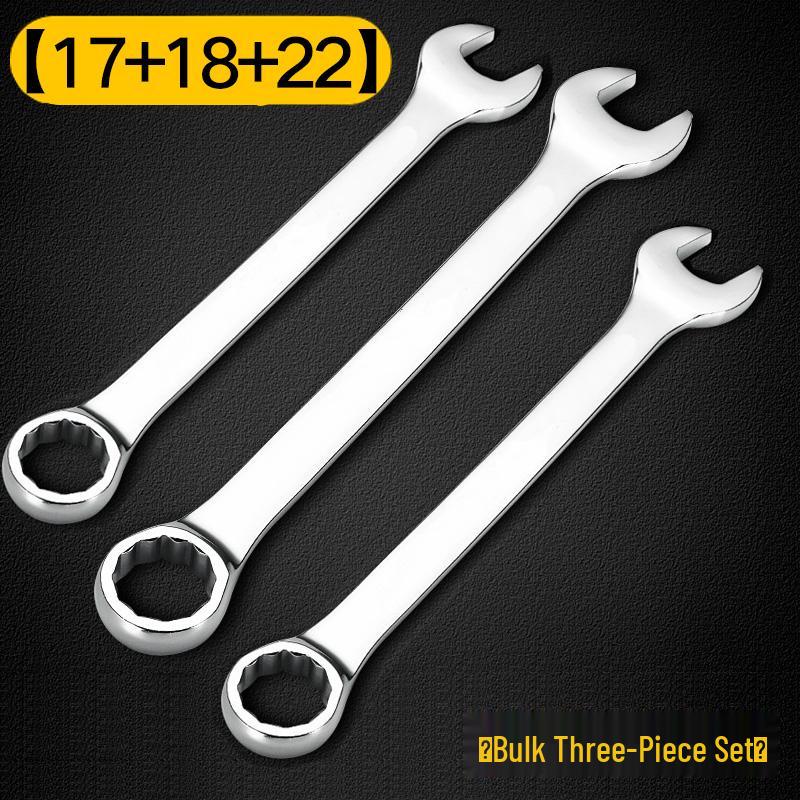 Metric Dual-Use Wrench: Box-End & Open-End Wrench for Auto Repair