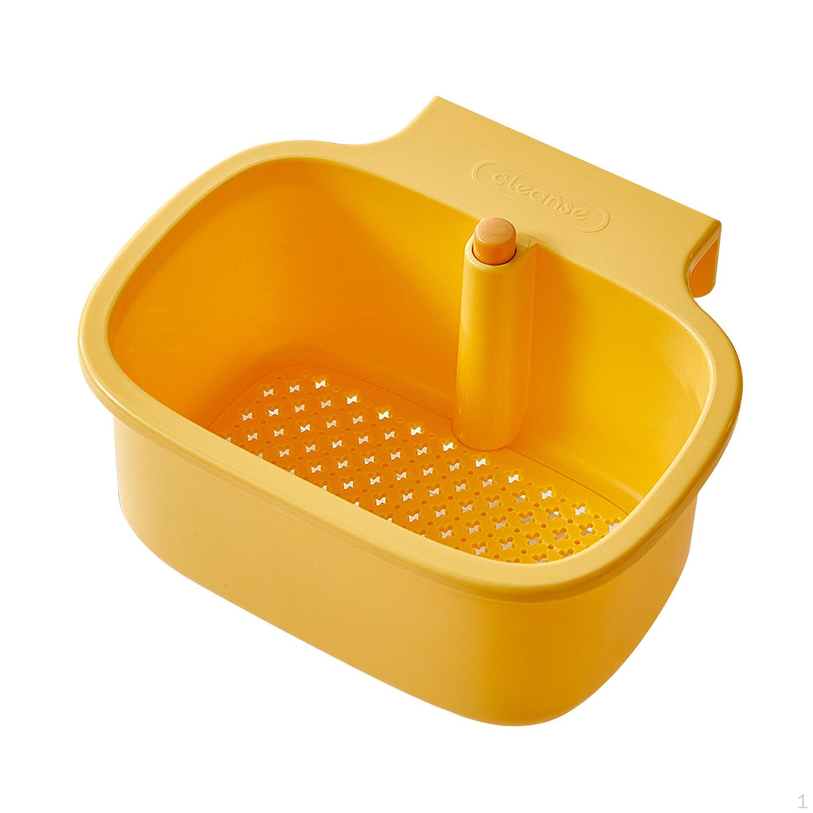 

Drain Basket for Kitchen Sink, Collecting Food Waste and Residue жёлтый