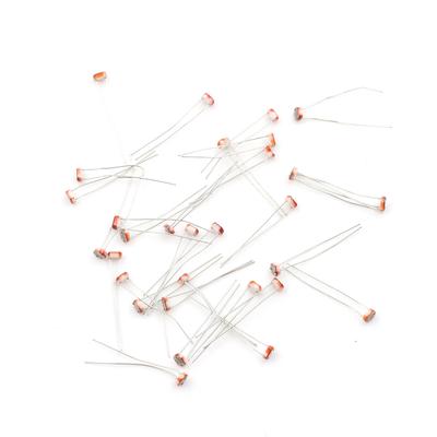 30 Adet Fotodirenç Gl5516 Ldr Cds 5Mm Işık Bağımlı Direnç Sensörü Arduino