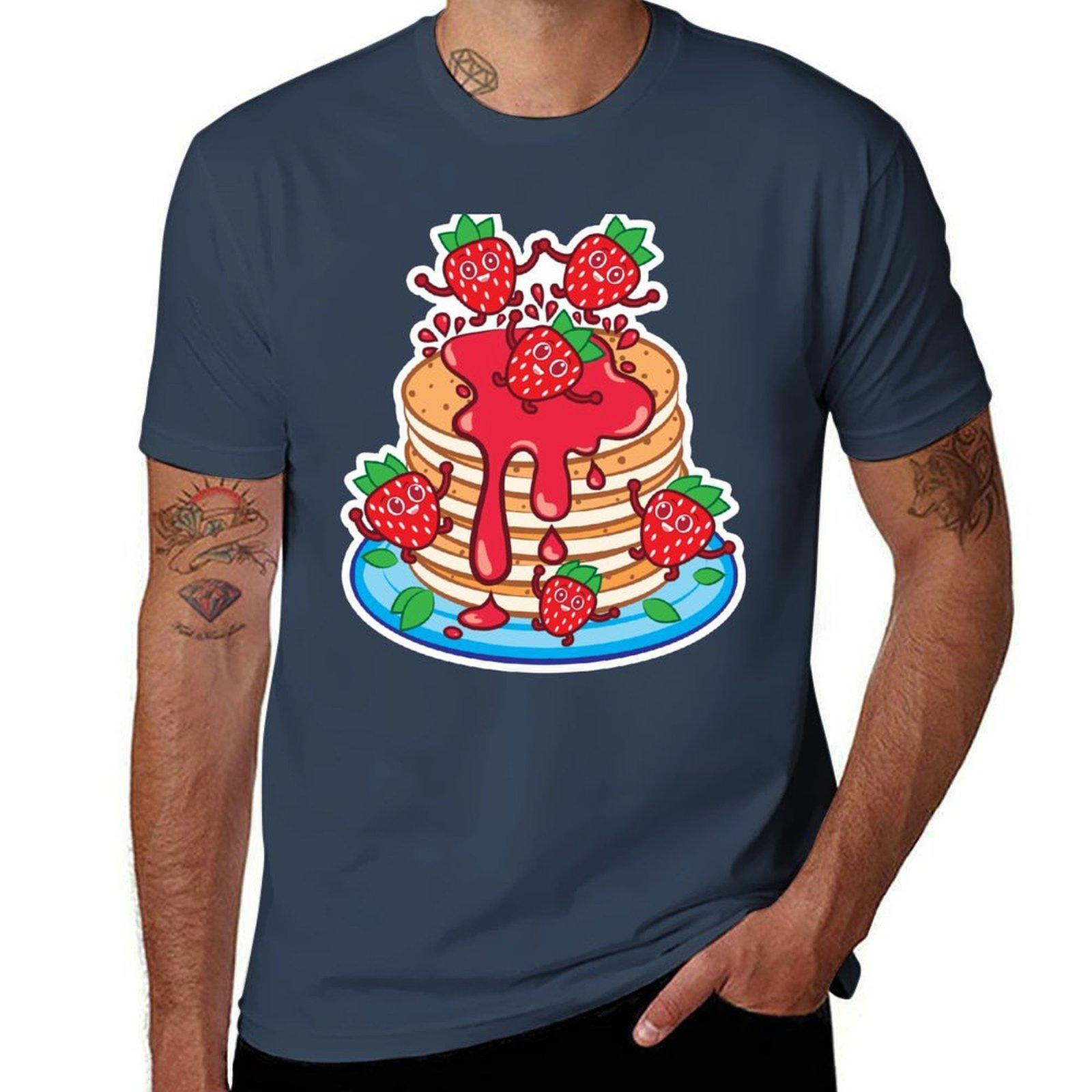 Pancakes TShirt Festival Party Tee Top S