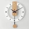 Simple Creative Light Luxury Wall Clock Living Room Modern Home Atmospheric Art Clock Background Wall Pendulum Clock