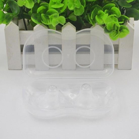 2 stuks herbruikbare siliconen hoes moederschap tepelbeschermer schild voor baby borstvoeding
