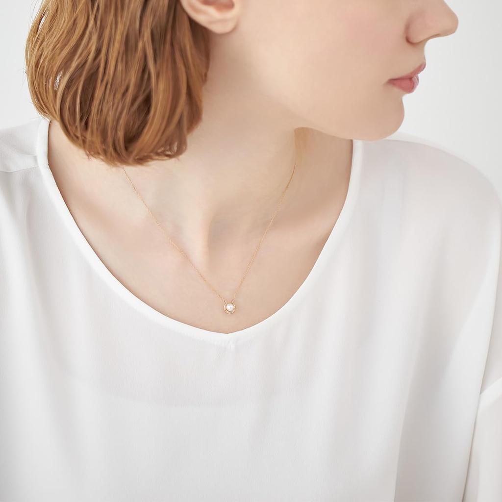 Canal 4C June Birthstone 10K Pink Gold Necklace 152426623101