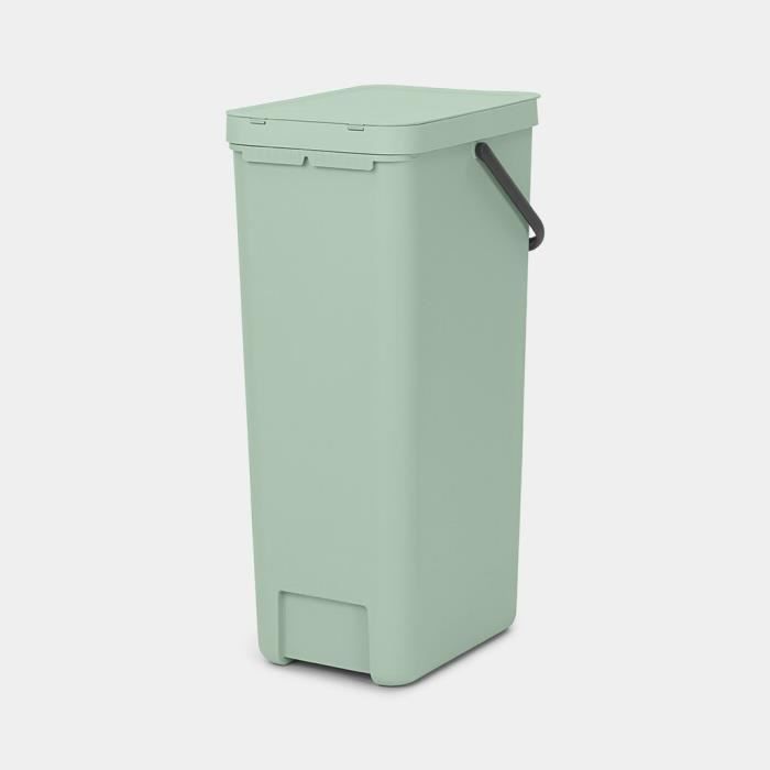 Brabantia poubelle waste bin sort &amp; go 40 l - jade green