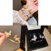 Butterfly Jewelry Open Cuff Bracelet With Electroplated Copper For Fashion Women