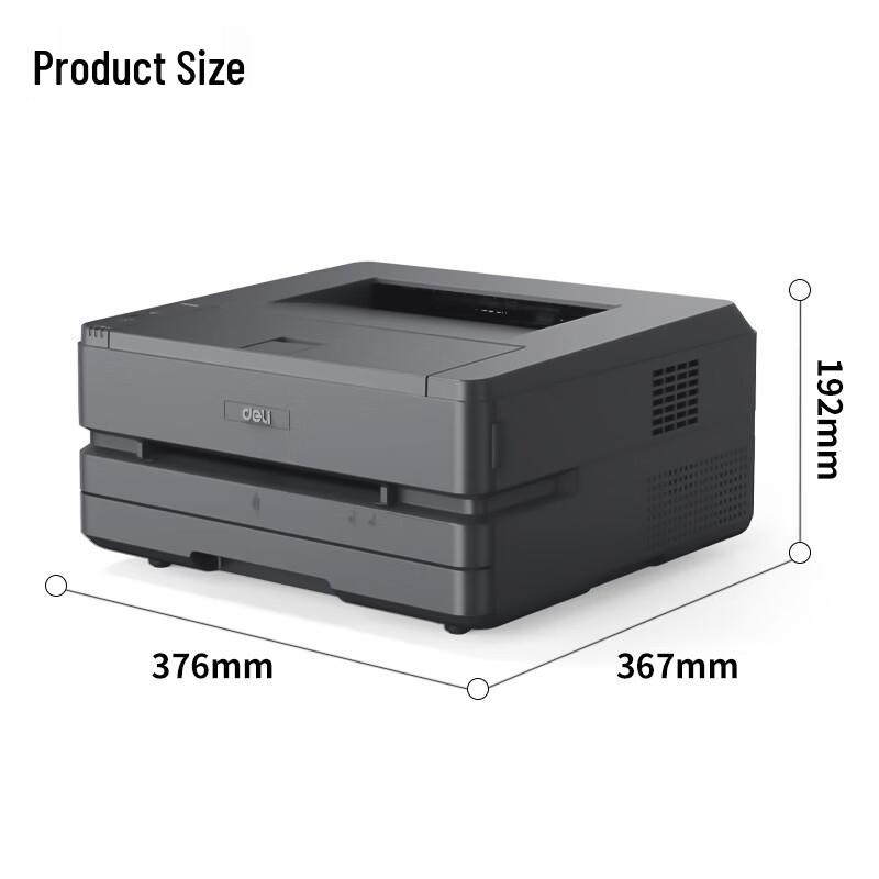 Deli P3100DN A4 Black & White Laser Printer CN plug (adapter included)