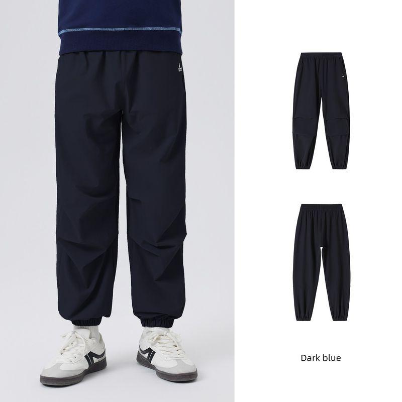 Navigare Italian Small Sailboat Children s Clothing Boys  Pants 2026 Spring and Autumn New Children s Casual Long Pants Casual Autumn-Dark Blue 165
