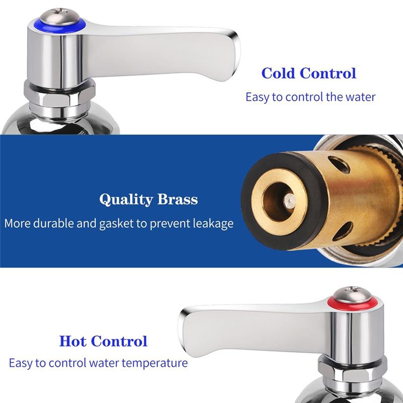 A84E-Commercial Faucet Parts Commercial Sink Faucet Parts Replaces 002713-40 & 002714-40