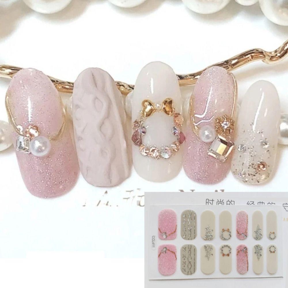Design Self-adhesive Waterproof Nail Art Decals Nail Stickers Nail Varnish Film Manicure Decoration
