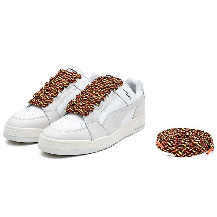 Puma Slipstream Lo Schnürschuhe Bequeme Vielseitige Low-Top Sneakers Unisex Sneakers Grau Weiß 387322-01