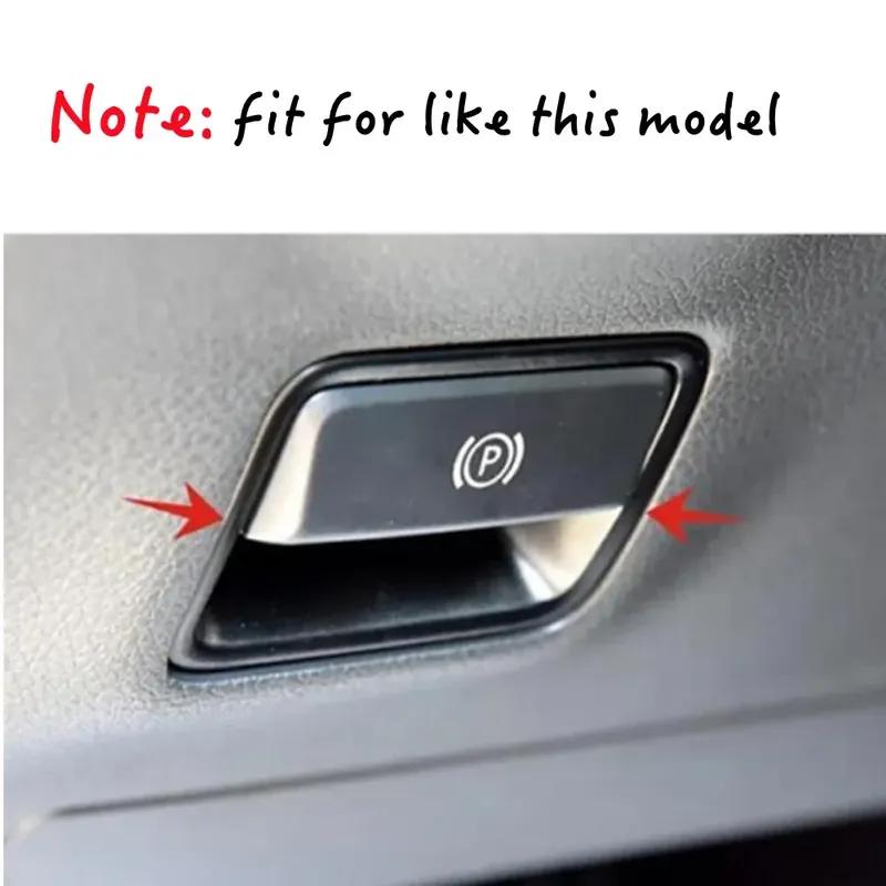 Metal Car P Button & Foot Brake Release Switch Decoration Trim for Mercedes Benz A B S Class CLA GLA GLE GL ML SLK Accessories
