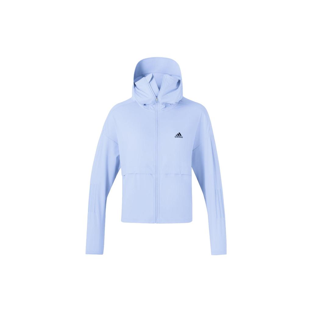 Adidas Kühlung Leichtgewicht Locker Krempe Maskenjacke Damenjacken Blaubeer-Eis IT2488