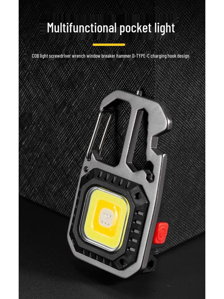 Ultra-Bright LED Keychain Multi-Function Emergency & Outdoor Flashlight