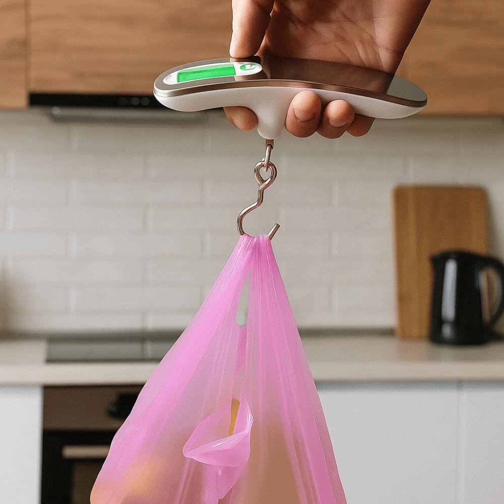 Practical LCD Display Digital Luggage Scale Handheld High Precision Electronic Scale Hanging Baggage Weight Scale for Home