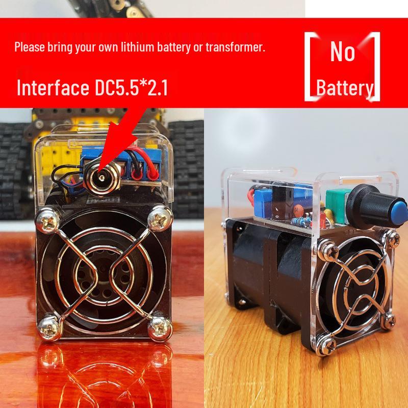 

Transparent Casing Ducted Fan for Cooling, Soldering Fume Extraction, and Grilling Wind