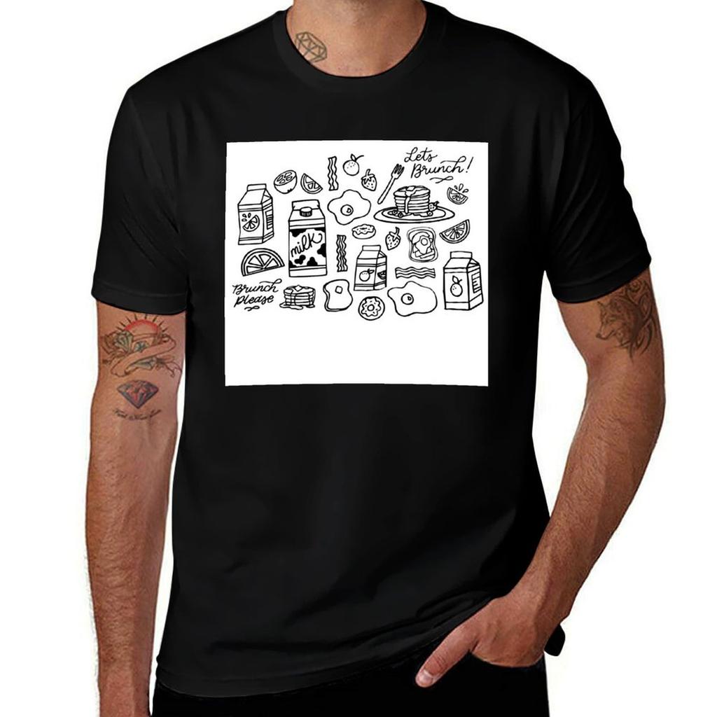 BRUNCH TShirt Basic Short Sleeve Cotton Blend TShirt