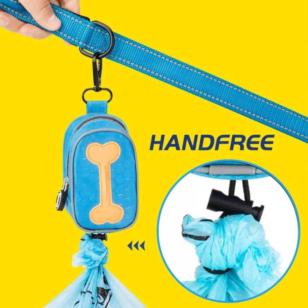 Adjustable Dog Poop Bag Holder Portable Pet Bag Poop Dispenser Pet Garbage Bag Dispenser  Travel