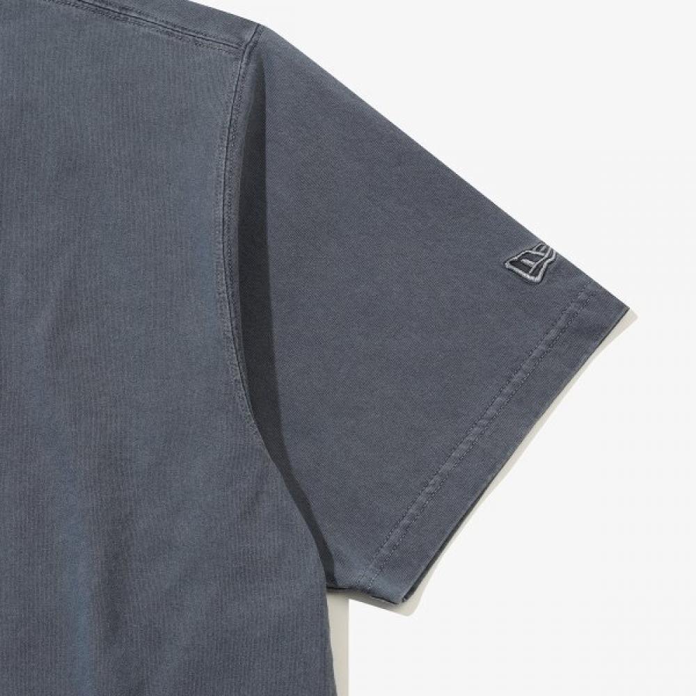 New Era New York Yankees Big Logo PigmenT T shirT Team Navy 15147555