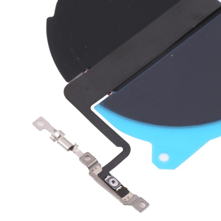 For iPhone 13 6.1 Inch Wireless Charging+Power On/Off and Volume Buttons Flex Cable Repair Part (without Logo)