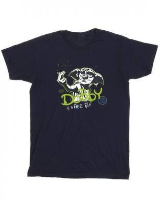 Camiseta feminina de algodão Dobby A Free Elf