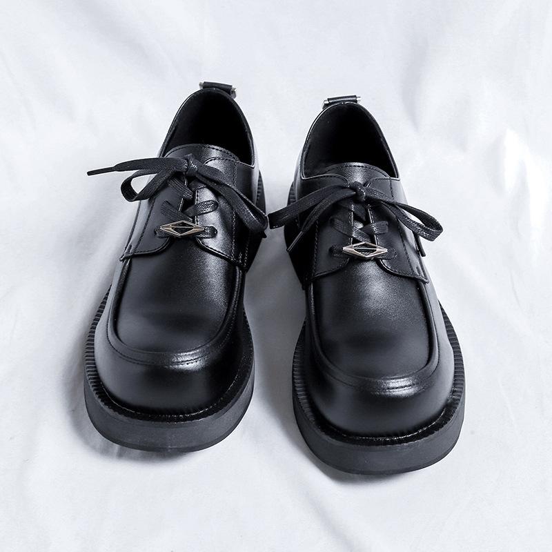 

Британский стиль платье бизнес платформа шнуровка мокасины повседневные универсальные повседневные дерби кожаные туфли мужские 8113-R 44