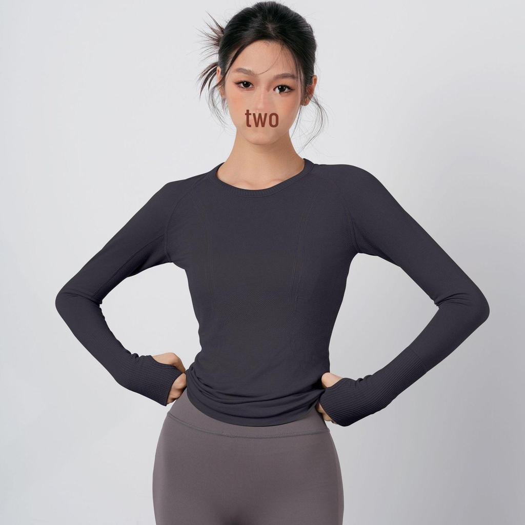Women's High-Grade Seamless One-Piece Yoga Top for Autumn and Winter Fitness