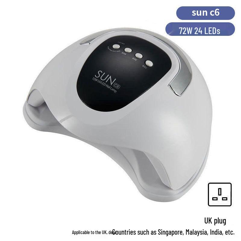 Dazzling 256W LED Nail Curing Lamp, Quick Dry Gel Lamp for Salon Use