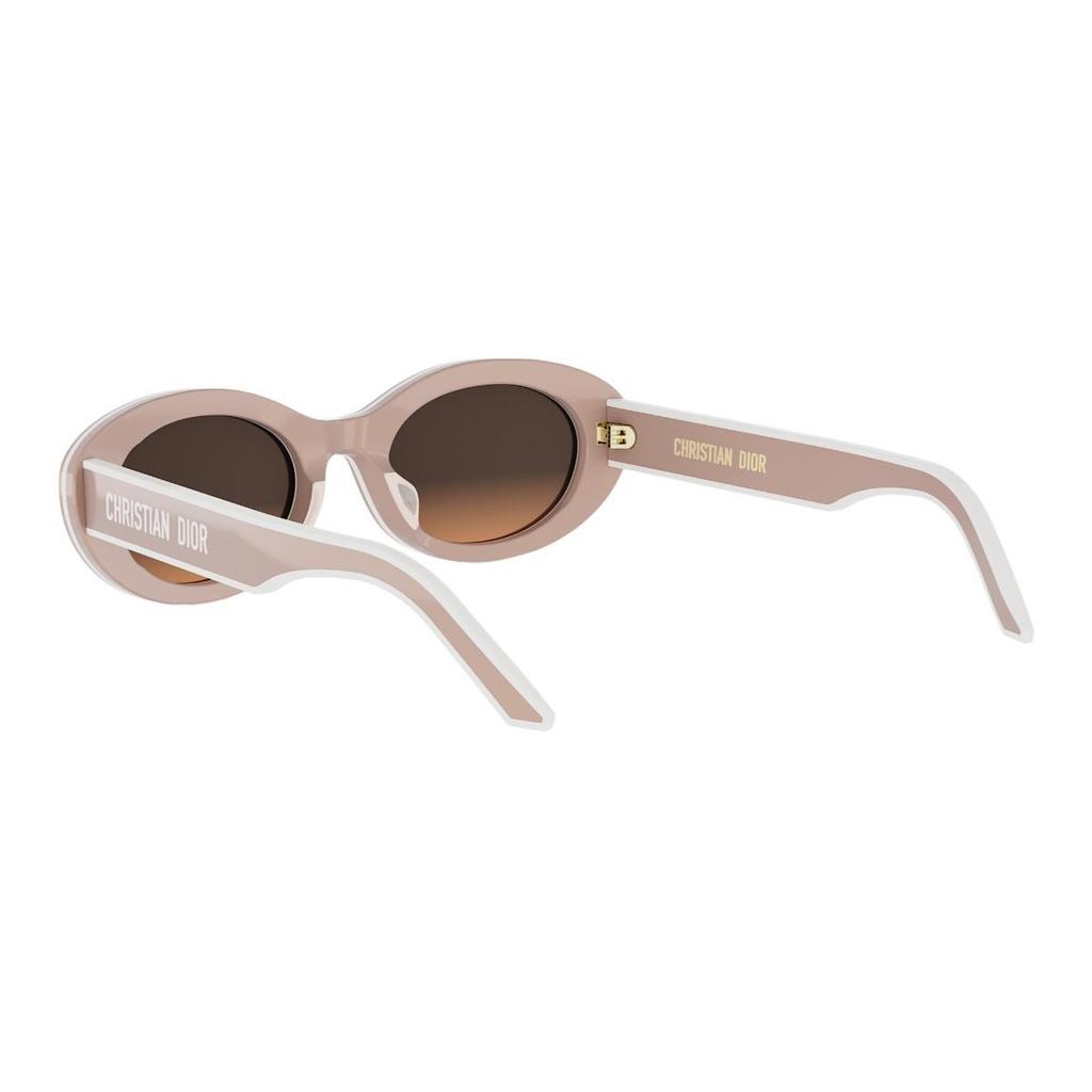 Dior Logo Oval Sonnenbrille Damen Sonnenbrille Pink DIORPACIFIC-B4F-40F1