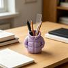 3D Printed Down Jacket Pen Holder, Funny Puffer Jacket Pencil Holder, Creative Desk Organizer for Office Supplies, Cute Stationery Holder for Desk,