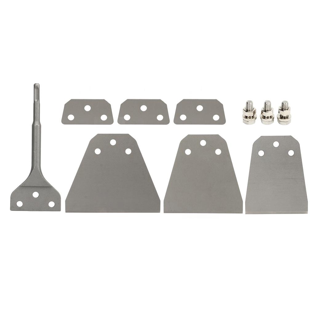 Dłuto do usuwania płytek Narzędzie Ultracienki Okrągły Uchwyt Zestaw Skrobaka do Podłóg i Ścian do Młota Elektrycznego