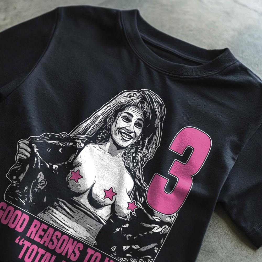 Total Recall Arnold Schwarzenegger Mars 3 Boobs 80s 90s Funny Movie T-Shirt