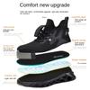Shoes Anti-smashing Anti-piercing Breathable Steel Head Shoes High Top Comfortable Soft Sole Safety Shoes