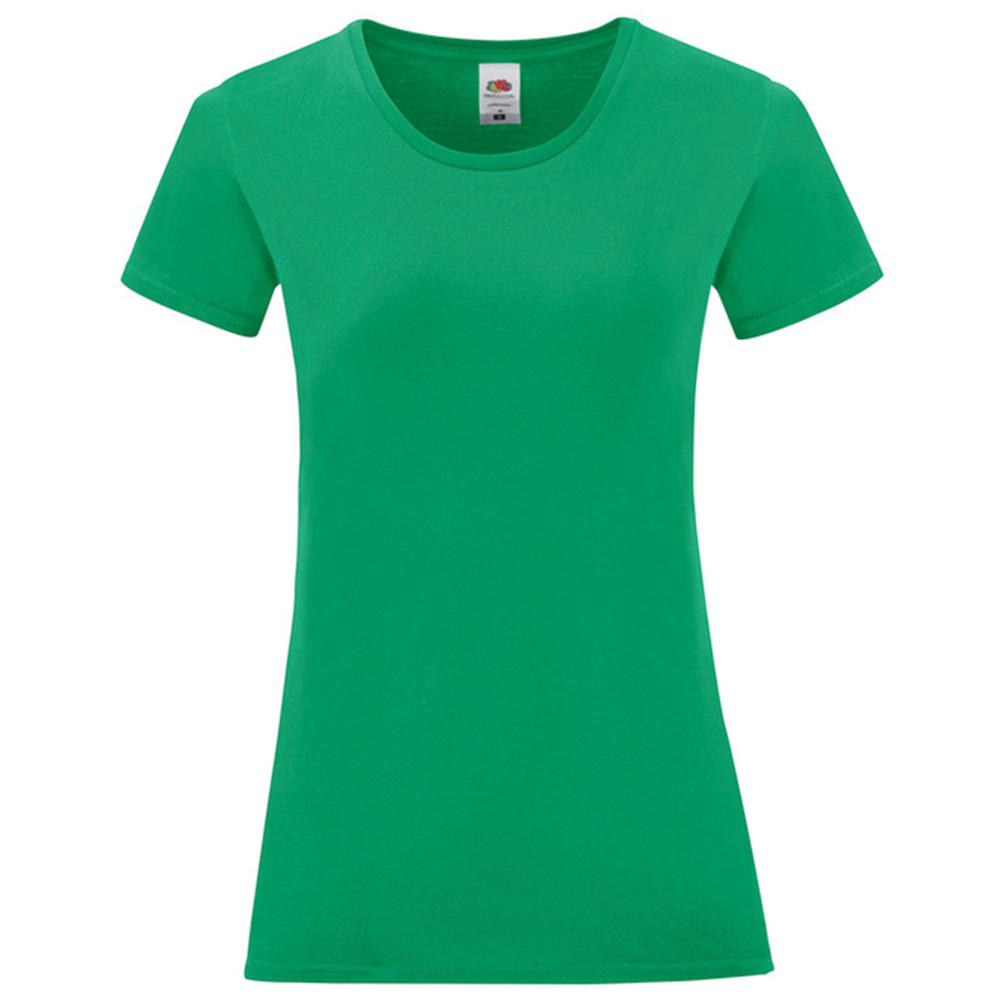 Fruit of the Loom Womens/Ladies Iconic Combed Cotton T-Shirt