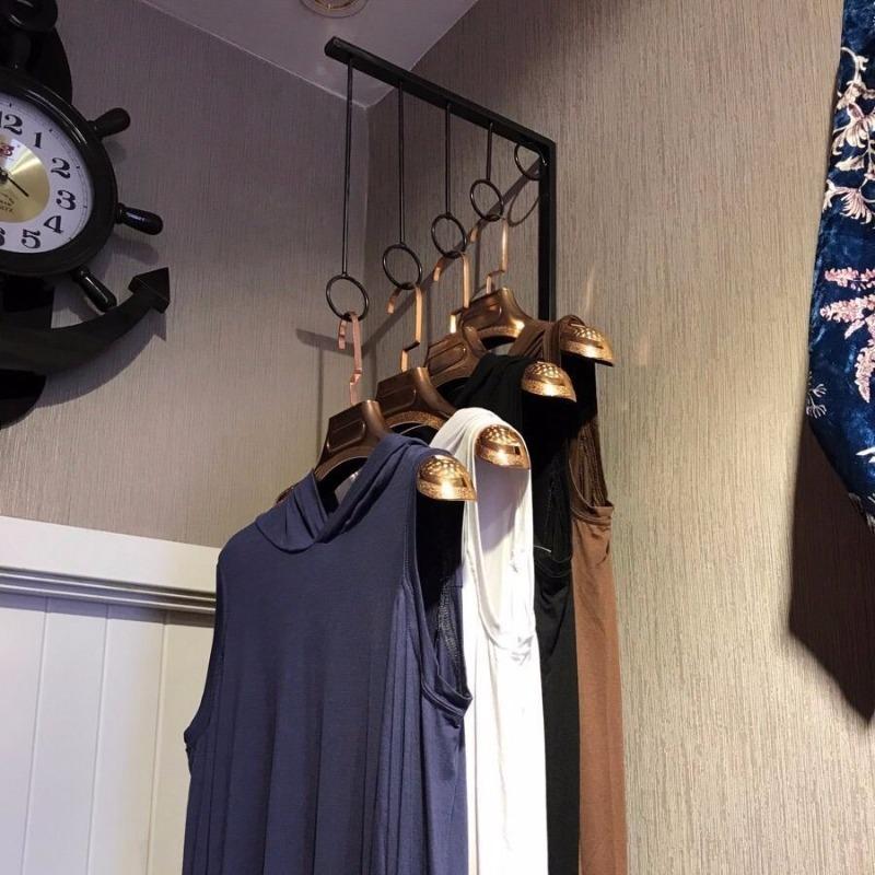 Metal Dress Hangers Stand Organizer Storage Wall Coat Racks Cheap Storage Clothes Hangers Modular Corner Shelf Furniture