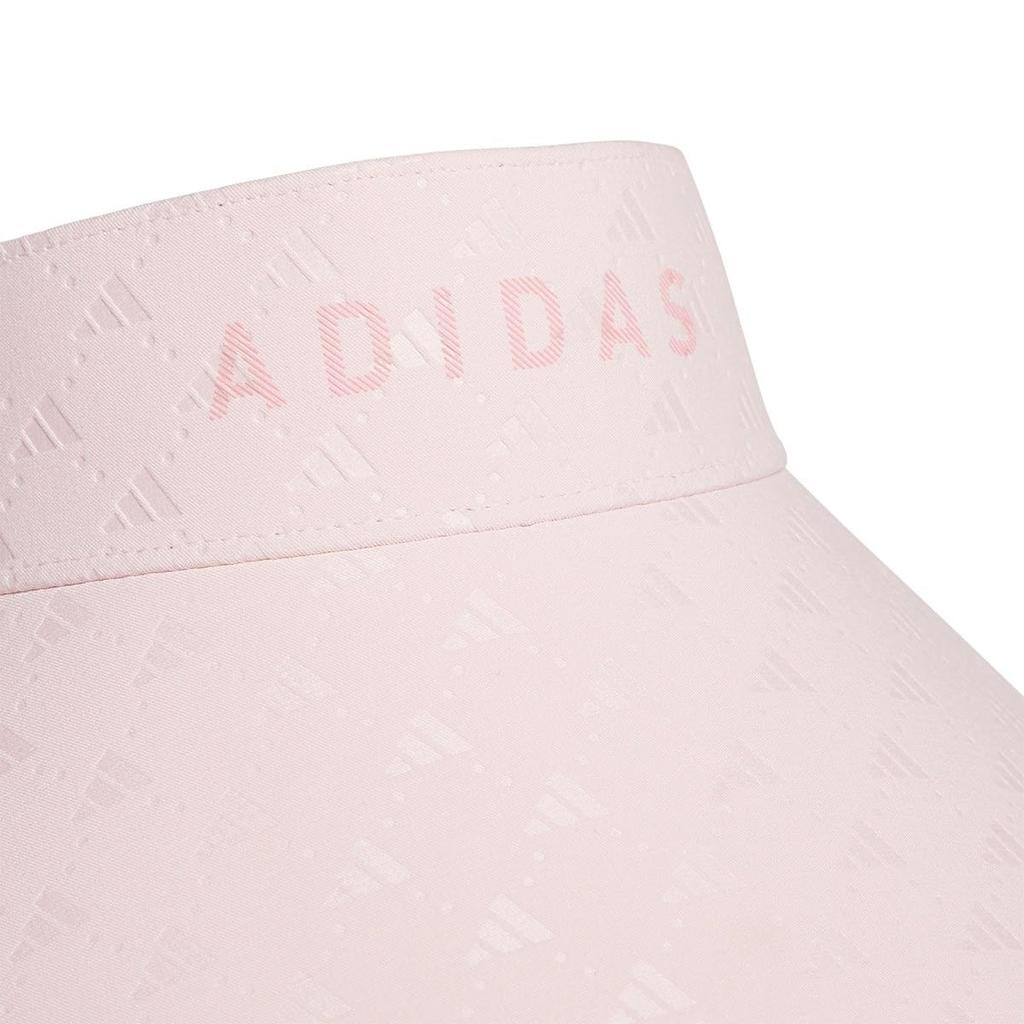 Adidas Golf Monogram Print Wide Sandy Pink Women's Visor, JTC23,
