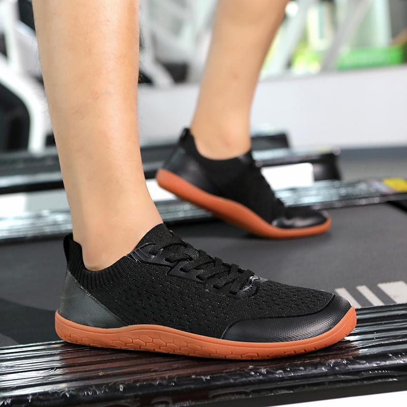 Mesh Wide Toe Casual Sneakers Light Breathable Cross-training Shoes Women Men Non-slip Walking Flat Shoes