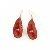 Pendientes de Caramelo Pendientes de Piedra Natural Imitación Pendientes Geométricos Colgante Pendientes de Resina