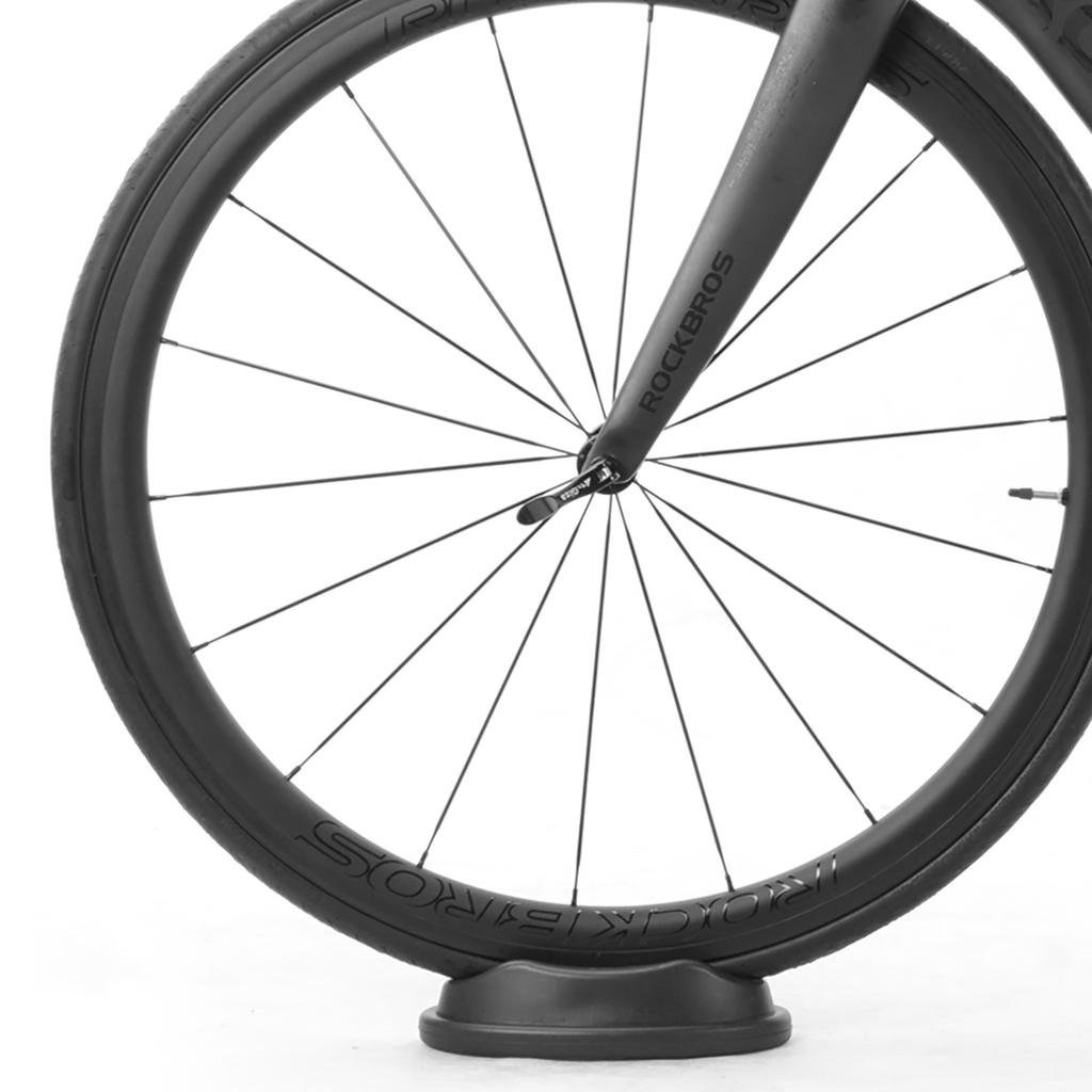 Podstawka Podkładka Pod Przednie Koło Rowerowe Do Trenażera - Czarna
