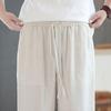Romon Men's Tencel Linen Loose Fit Summer Pants