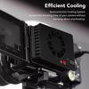 Camera Cooling Fan Semiconductor Radiator Low Noise 2 Level Speed for A7M4 ZVE1 A6700 A7C2 A7S3 ZV‑E10 ZV1 A7C FX30 for R5 R6 70D for XT4