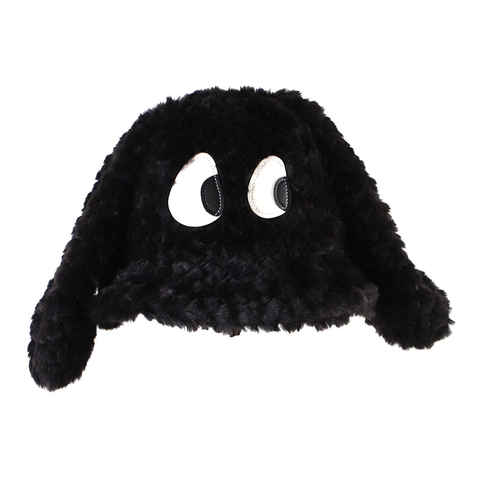 

Furry Puppy Hats Headdress Photo Props DIY Handmade Headwear Photo Props Accessories Smart-looking Animal чёрный